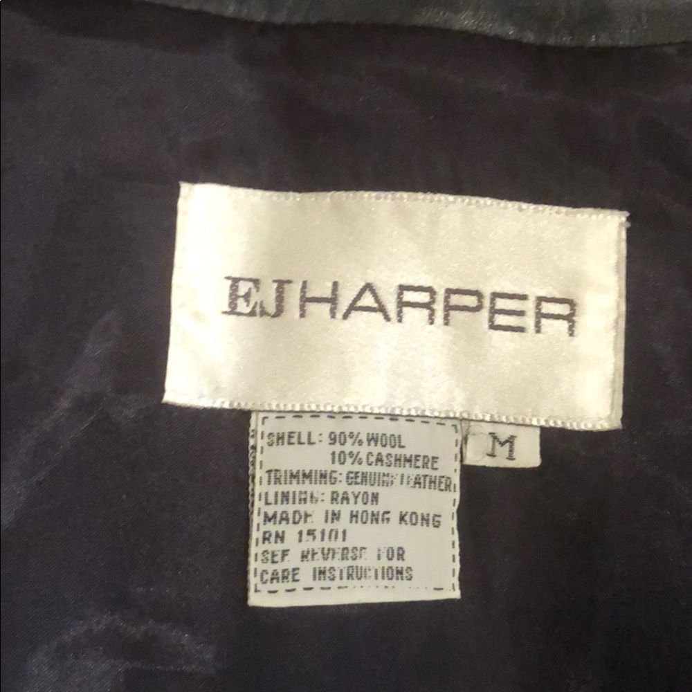 EJ HARPER vintage wool/leather suit set - Picture 7 of 7